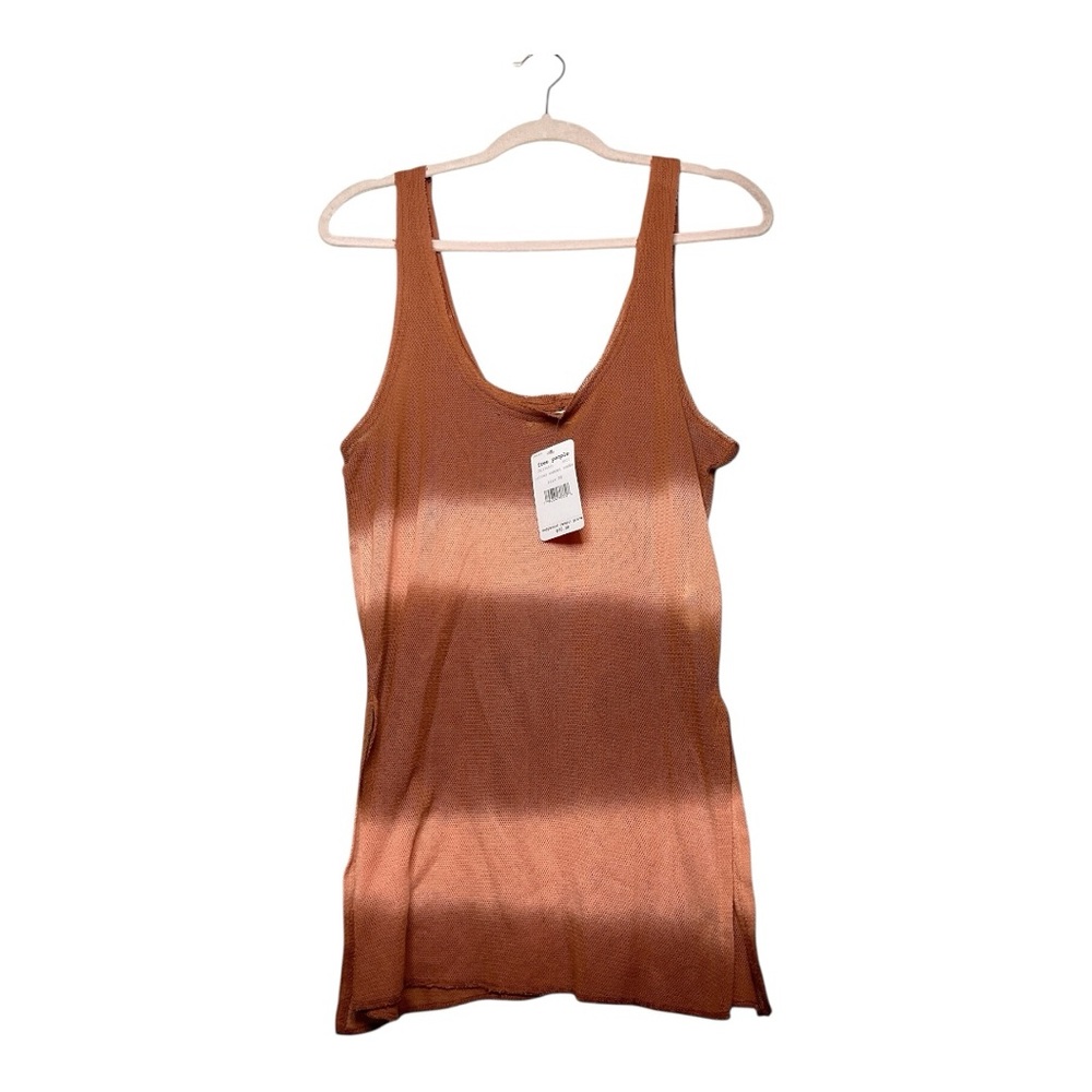 Women’s NWT We the Free Joni tunic tank top in citrus sunset, size XS